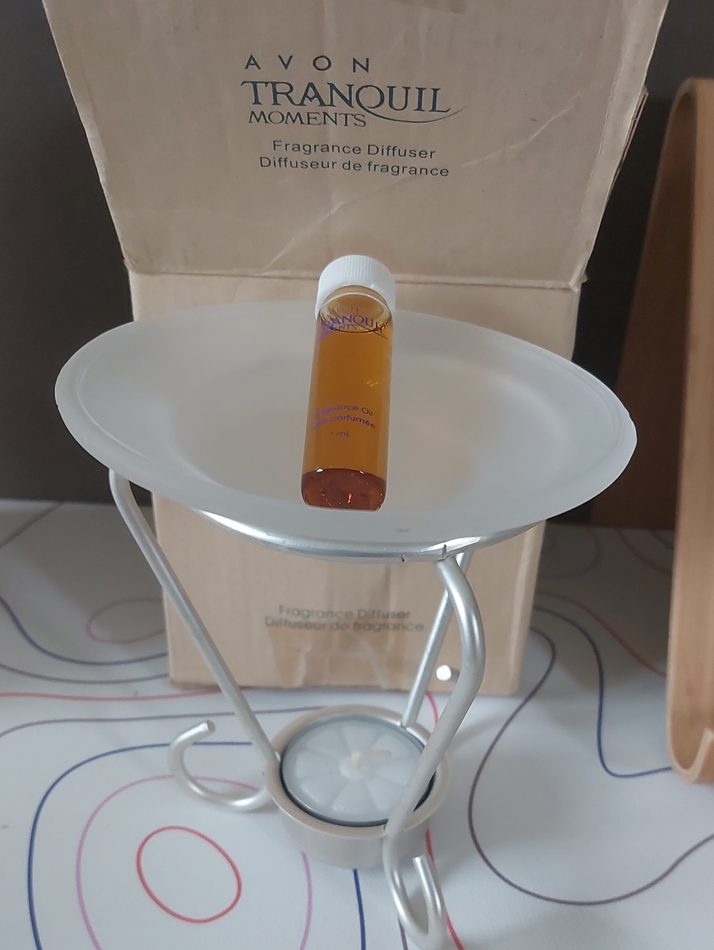 Vintage Avon Tranquil Moments Fragrance Diffuser Set - New in Box